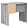 vidaXL Desk with Drawer Grey sonoma 90 x 49.5 x 75 cm Engineered wood