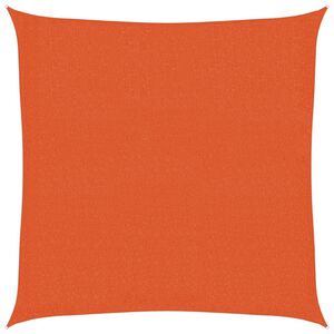 vidaXL Sunshade Sail 160 g/m&sup2; Orange 2.5x2.5 m HDPE