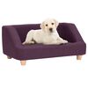 vidaXL Dog Sofa Burgundy 95x63x39 cm Linen