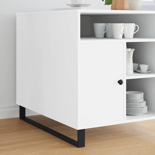 vidaXL Furniture Feet 12 pcs Black 79.6 x 4 x 10 mm Iron