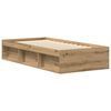 vidaXL Bed Frame without Mattress Artisan Oak 100x200cm Engineered Wood