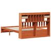vidaXL Bookcase Bed Frame 2 pcs Wax Brown 200 x 160 cm Solid Pine Wood