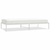 vidaXL Metal Bed Frame without Mattress White 100x200cm