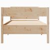 vidaXL Bed Frame without Mattress 90x190 cm Single Solid Wood Pine