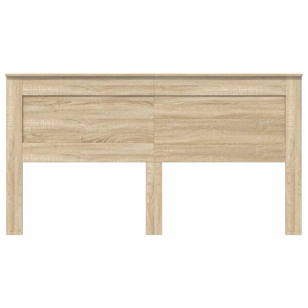 vidaXL Headboard with Headboard Sonoma Oak 200 cm Engineered Wood