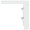 vidaXL Wall Bar Table White 102x45x103.5 cm Engineered Wood
