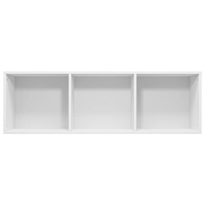 vidaXL Book Cabinet/TV Cabinet White 36x30x114 cm Engineered Wood