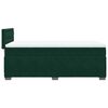 vidaXL Box Spring Bed with Mattress Dark Green 100x200 cm Velvet