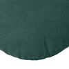 vidaXL Seat Cushions 2 pcs Dark Green Ø80 x 29 cm Velvet