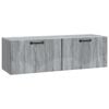 vidaXL Wall-Mounted TV Cabinet Grey Sonoma 98 x 31 x 30 cm