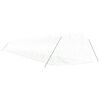 vidaXL Greenhouse with Steel Frame White 54 m&sup2; 18x3x2 m