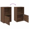 vidaXL Bookcase Brown Oak 31x24x52 cm Engineered Wood