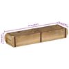 vidaXL Tray with Storage Brown 57 x 15 x 9 cm Solid Reclaim Wood