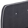 vidaXL Bed Frame without Mattress Dark Grey Fabric 150x200 cm King Size