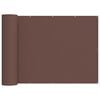 vidaXL Balcony Privacy Screen 150 x 600 cm Fabric with PU Coated Brown