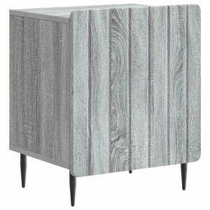 vidaXL Bedside Cabinet Grey Sonoma 43 x 34.5 x 52 cm Engineered Wood