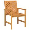 vidaXL Garden Dining Chairs 8 pcs Brown 59 x 62.5 x 89 cm