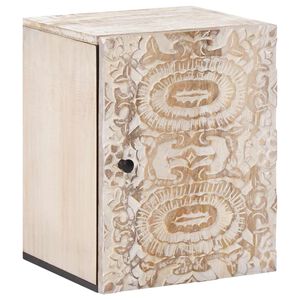 vidaXL Bathroom Hanging Cabinet with Storage White 38 x 33.5 x 48 cm
