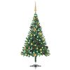 vidaXL Artificial Pre-lit Christmas Tree with Ball Set 120cm 230 Branches