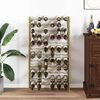 vidaXL Wine Rack for 72 Bottles Gold Metal