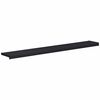 vidaXL Window Sill Anthracite with Wood Grain 160 x 20 x 4.5 cm PVC