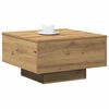 vidaXL Coffee Table Artisan Oak 55 x 55 x 31 cm