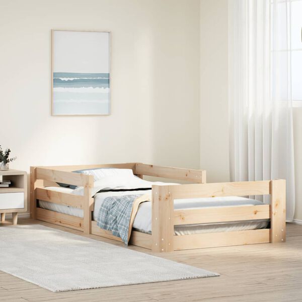 vidaXL Bed Frame without Mattress 80x200 cm Solid Wood Pine