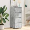 vidaXL Storage Cabinet Concrete Grey 40 x 48 x 105 cm Engineered Wood