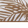 vidaXL Outdoor Rug Brown and White 80x250 cm Reversible Design