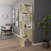 vidaXL Book Cabinet/Room Divider Sonoma Oak 45x24x159 cm Engineered Wood