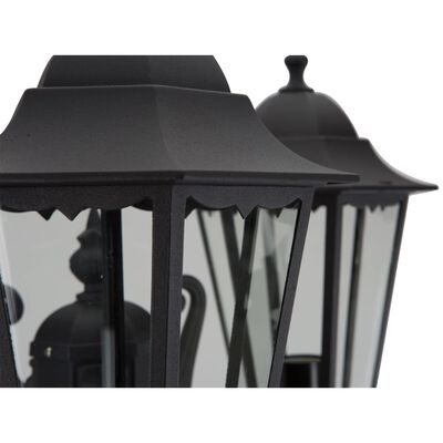 Smartwares 3-Head Garden Post Light 180 W Black 220 cm CLAS5000.036