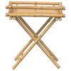 vidaXL Folding Tray Table 60x40x68 cm Bamboo