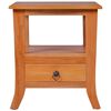 vidaXL Bedside Cabinet Solid Mahogany Wood