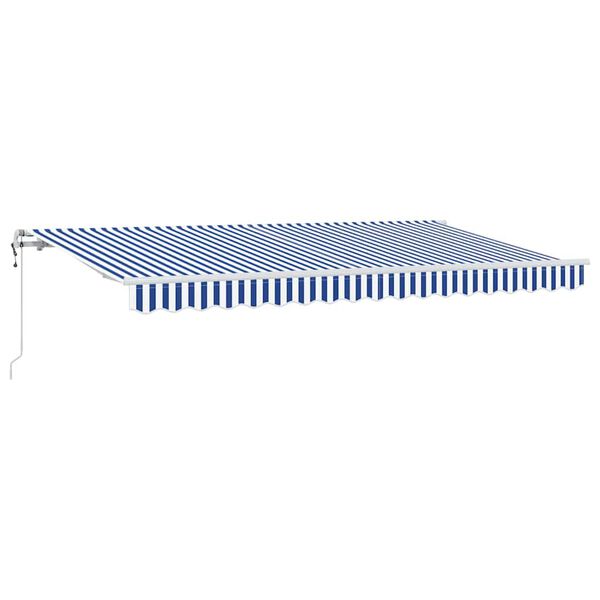 vidaXL Retractable Awning Blue 400 x 200 cm Fabric