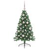 vidaXL Artificial Pre-lit Christmas Tree Green 120 cm PVC