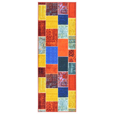 vidaXL Carpet Runner Multicolour 80x300 cm