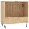 vidaXL Bathroom Cabinet Sonoma Oak 58x33x60 cm Engineered Wood