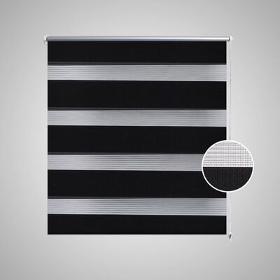 Zebra Blind 70 x 120 cm Black