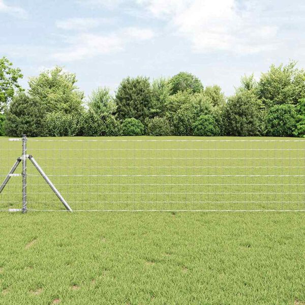 vidaXL Euro Fence 0.6 x 10 m PVC-coated iron