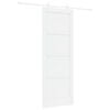 vidaXL Sliding Door 78 x 211 cm Engineered Wood White