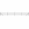 vidaXL Wire Mesh Fence with Spike Anchors Anthracite 0.8x10 m