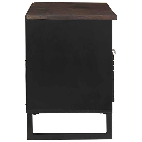 vidaXL TV Units with Drawer Walnut 105 x 33 x 46 cm Engineered wood