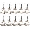 Luxform Solar LED Garden Party Lights 10 pcs Sousse Gold
