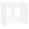 vidaXL Aquarium Stand White 81x36x73 cm Engineered Wood