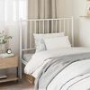 vidaXL Metal Replace Headboard White 90 cm