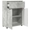 vidaXL Bathroom Cabinet with Drawer Concrete Grey 72.5 x 36.5 x 100 cm