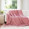 vidaXL Throw Blankets 24 pcs Pink 270 x 240 cm Fleece
