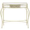vidaXL Side Table French Style Metal 82x39x76 cm Gold