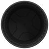 vidaXL Round Flower Pot 24 pcs Black &Oslash; 17 x 14 cm Plastic