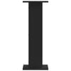 vidaXL Speaker Stands 2 pcs Black 30x30x80 cm Engineered Wood